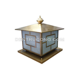 Đèn led trụ cổng tường rào Đồng 200x200 mm Rolux-TCD02-200