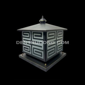 Đèn led trụ cổng tường rào Đồng 250x250 mm Rolux-TCD24-250